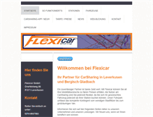 Tablet Screenshot of flexicar.de