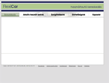 Tablet Screenshot of flexicar.hu
